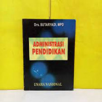 Image of Administrasi pendidikan