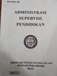 Image of ADMINISTRASI & SUPERVISI PENDIDIKAN