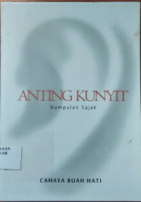 Image of Anting kunyit kumpulan sajak