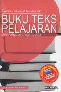 Image of Buku teks pelajaran sesuai dengan kurikulum 2013