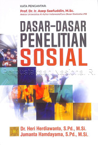 Image of Dasar-Dasar Penelitian Sosial