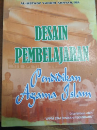 Image of DESAIN PEMBELAJARAN PENDIDIKAN AGAMA ISLAM