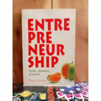 Image of Enterpreneurship teori, jejaring, sejarah