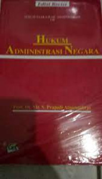 Image of Hukum administrasi negara