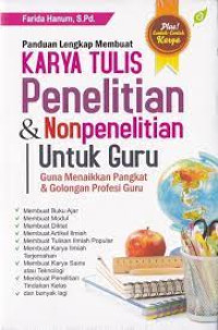 Image of Karya tulis penelitian & nonpenelitian untuk guru