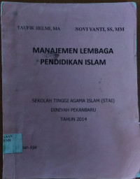 Image of Manajemen Lembaga Pendidikan Islam