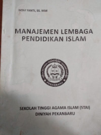 Image of MANAJEMEN LEMBAGA PENDIDIKAN ISLAM