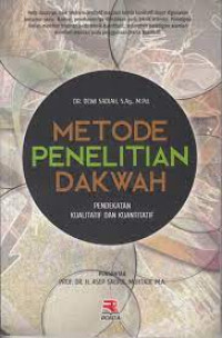 Image of Metode penelitian dakwah pendekatan kualitatif dan kuantitatif