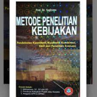 Image of Metode penelitian kebijakan