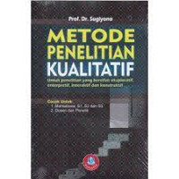 Image of Metode penelitian kualitatif