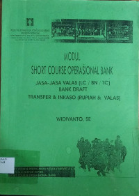 Image of Modul Short course operasional bank