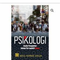 Image of Psikologi (Suatu Pengentar Dalam Perspektif Islam)