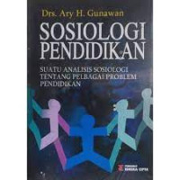 Image of Sosiologi pendidikan