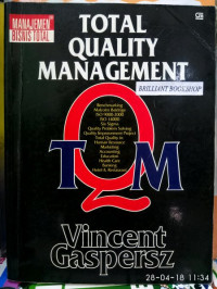 Image of Total quality management Manajemen bisnis total